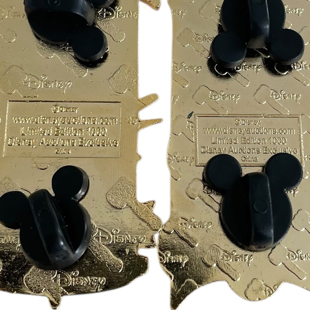 Disney Pins Set of 2 Maleficent Fan Club Villain Diablo Raven LE 1000 - Picture 8 of 8